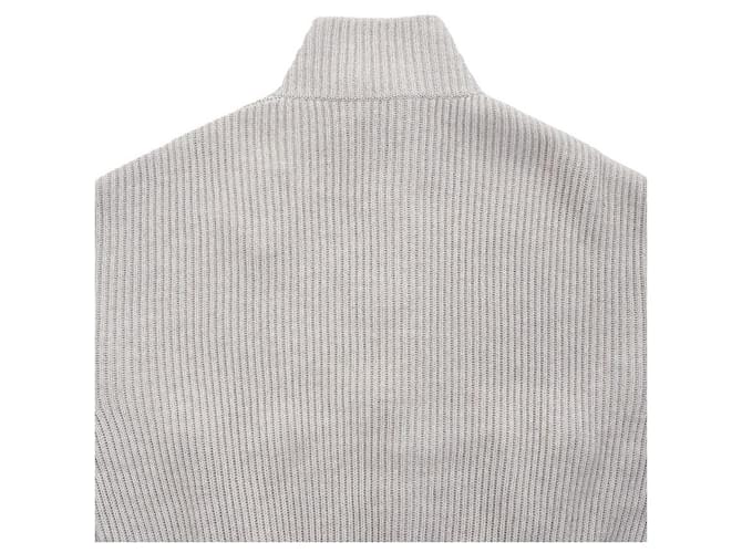Brunello Cucinelli Kaschmir-Strick für Damen Silber - Ansicht 7