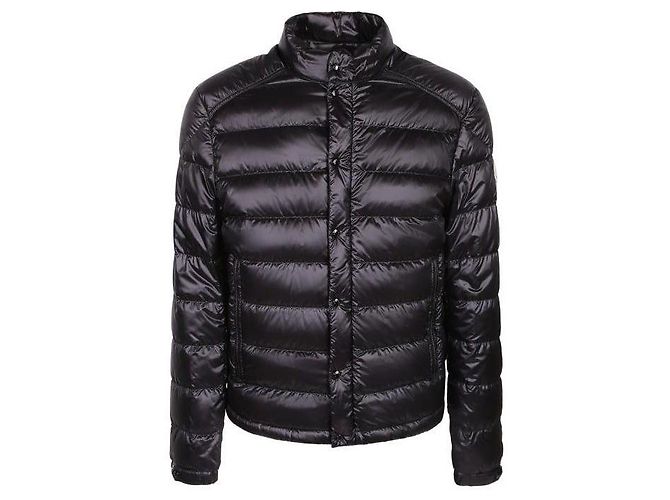 Moncler Giacca corta in piumino Selves Nero - vista 4