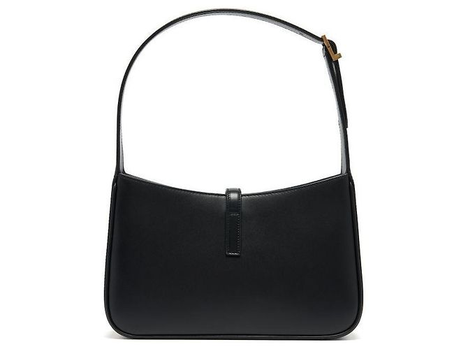 Saint Laurent Borsa a tracolla Cassandra Monogram LE Small Hobo Nero - vista 5