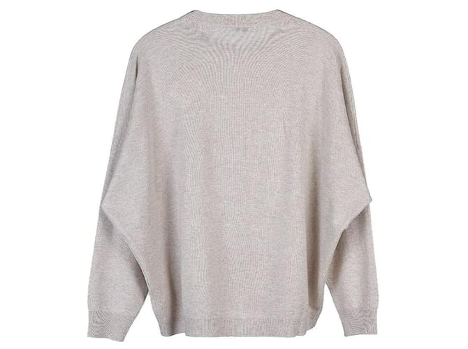 Brunello Cucinelli Kaschmir-Strickware für Damen Silber - Ansicht 2