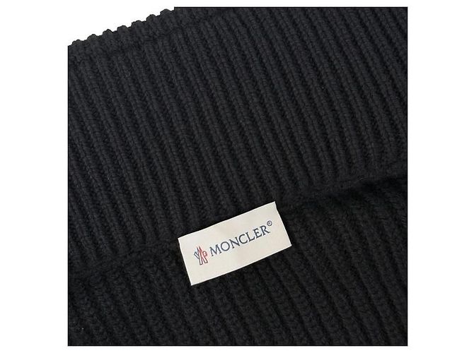 Moncler Gesteppte Cardigan-Jacke aus Woll-Kaschmir-Strick Schwarz - Ansicht 10