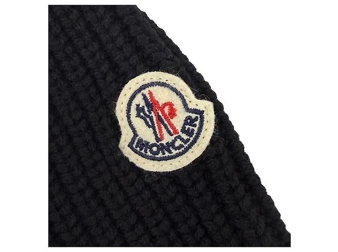 Moncler Gesteppte Cardigan-Jacke aus Woll-Kaschmir-Strick Schwarz - Ansicht 6