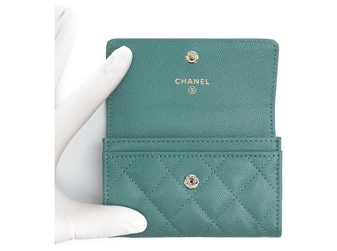 Chanel CC CRUSH Kartenetui Green Full Set Gift Schwarz - Ansicht 8