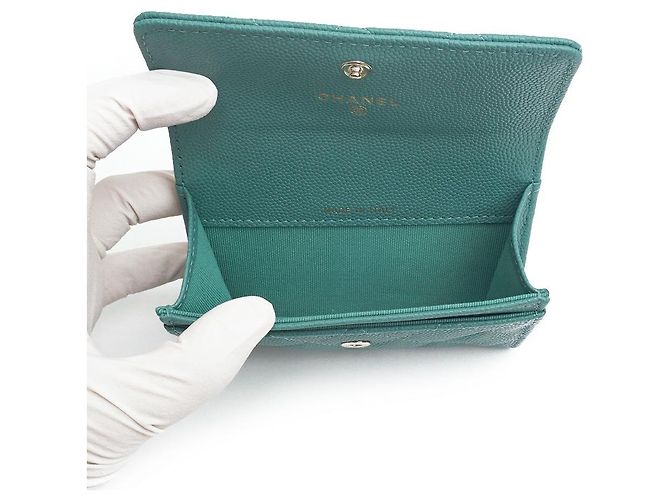 Chanel CC CRUSH Kartenetui Green Full Set Gift Schwarz - Ansicht 9