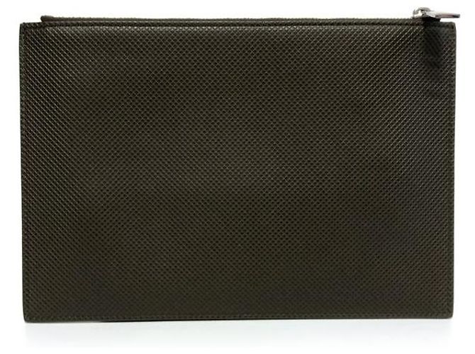 Clutch Bottega Veneta in pelle nera Nero - vista 2