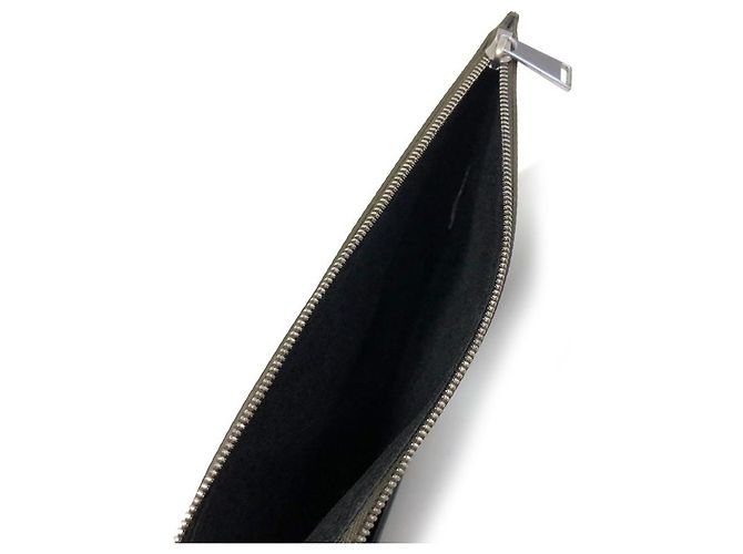 Clutch Bottega Veneta in pelle nera Nero - vista 4