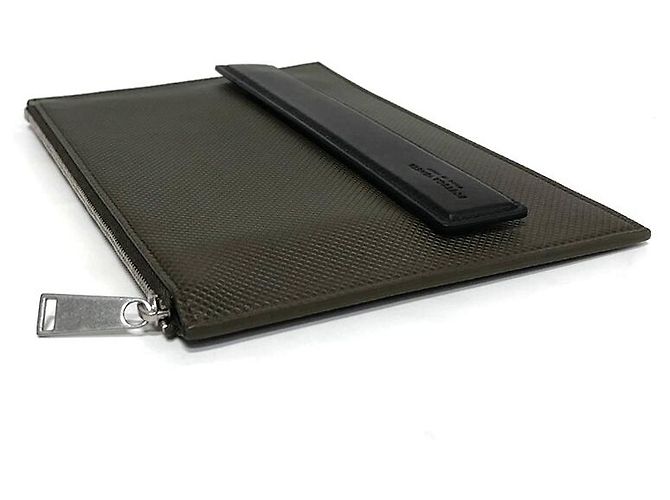 Clutch Bottega Veneta in pelle nera Nero - vista 6
