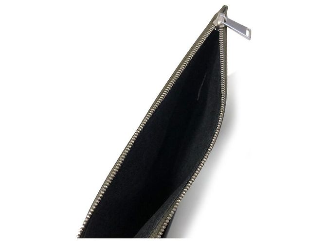 Clutch Bottega Veneta in pelle nera Nero - vista 7