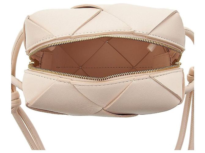Bottega Veneta Mini Borsa a Tracolla Intrecciato Arancione - vista 10