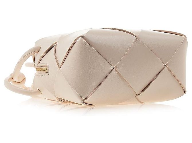 Bottega Veneta Mini Borsa a Tracolla Intrecciato Arancione - vista 5