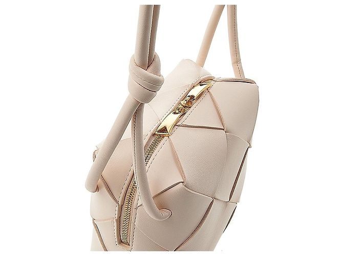Bottega Veneta Mini Borsa a Tracolla Intrecciato Arancione - vista 7