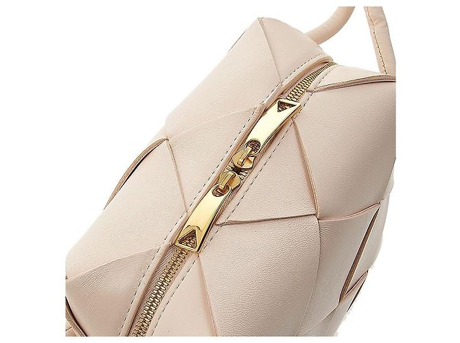 Bottega Veneta Mini Borsa a Tracolla Intrecciato Arancione - vista 8