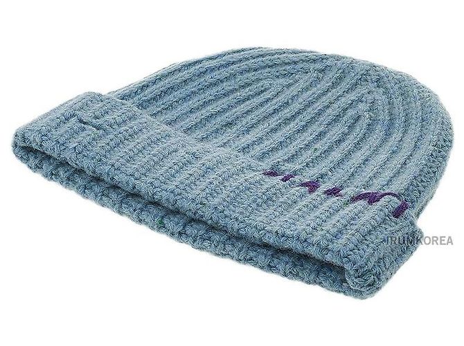 Marni Handschuhe aus blauem Stoff - Ansicht 3