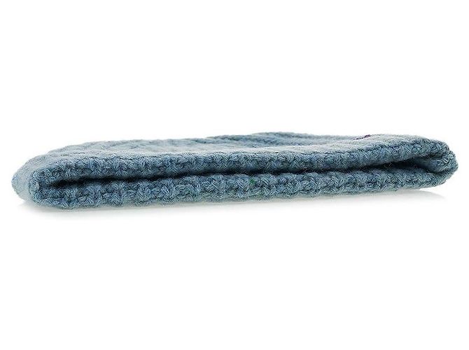 Marni Handschuhe aus blauem Stoff - Ansicht 5