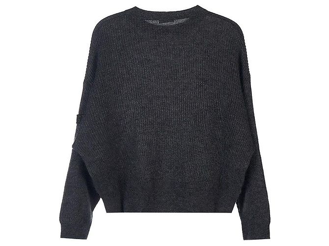 Brunello Cucinelli Jersey de punto de mohair para mujer Negro - vista 2