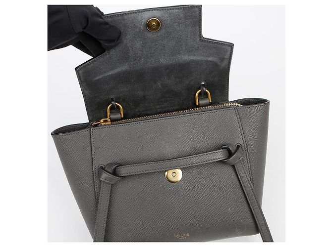 Céline Borsa a spalla Nano Tote con cintura - vista 11