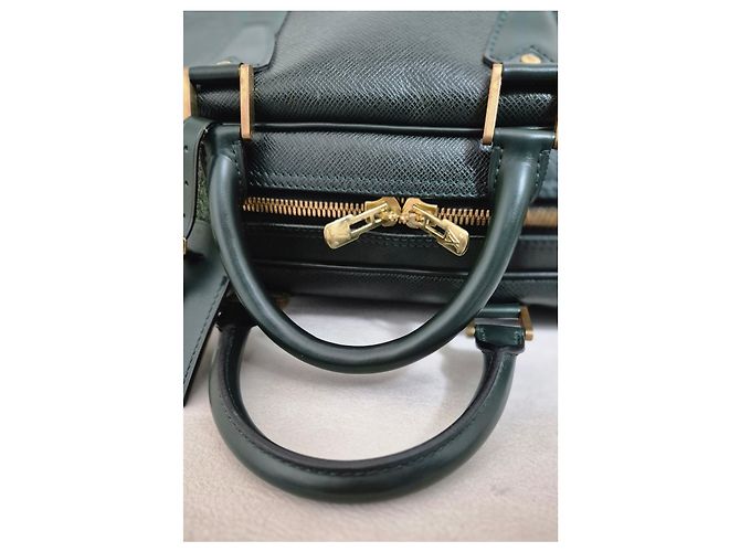 Louis Vuitton Borsa Boston Two-Way Taiga Élan Multicolore - vista 10