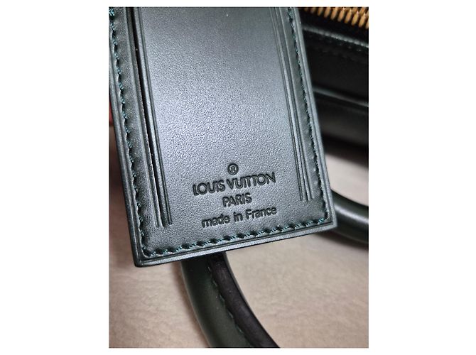 Louis Vuitton Borsa Boston Two-Way Taiga Élan Multicolore - vista 11