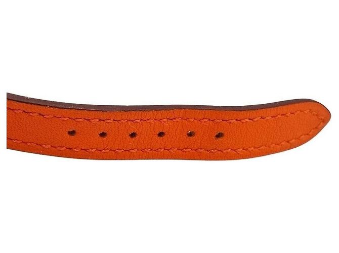 Hermès Reloj Hour de dos correas chapado en oro Dorado - vista 4