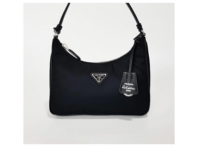 Prada Borsa Mini Re-Edition Re-Nylon Nero - vista 2