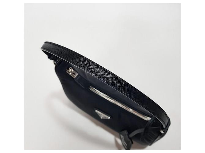 Prada Borsa Mini Re-Edition Re-Nylon Nero - vista 6