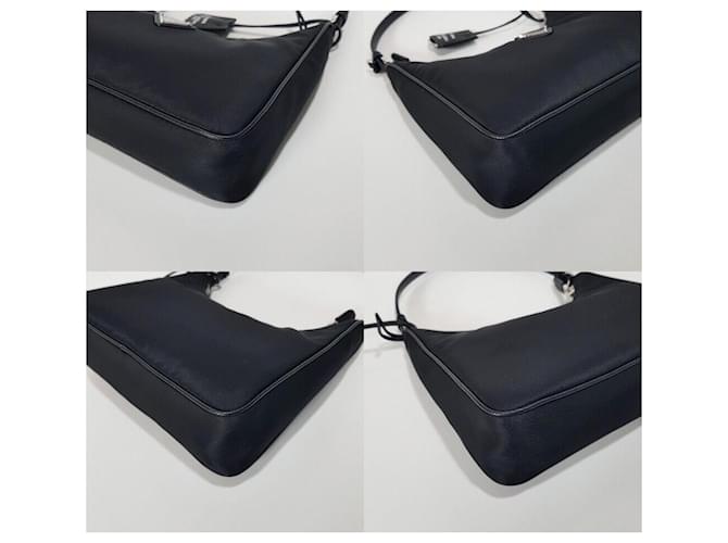 Prada Borsa Mini Re-Edition Re-Nylon Nero - vista 8
