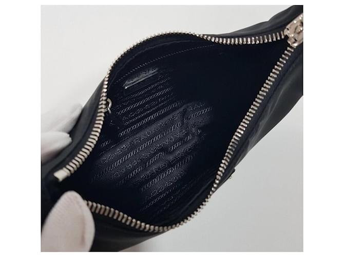 Prada Borsa Mini Re-Edition Re-Nylon Nero - vista 9