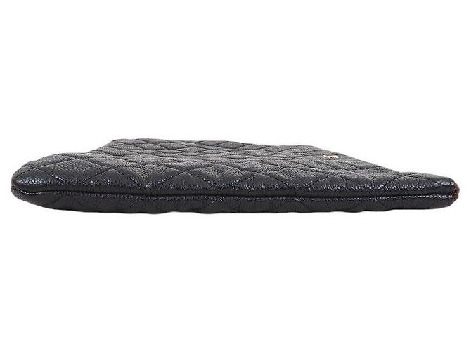 Chanel Clutch Caviar Large Negro - vista 5