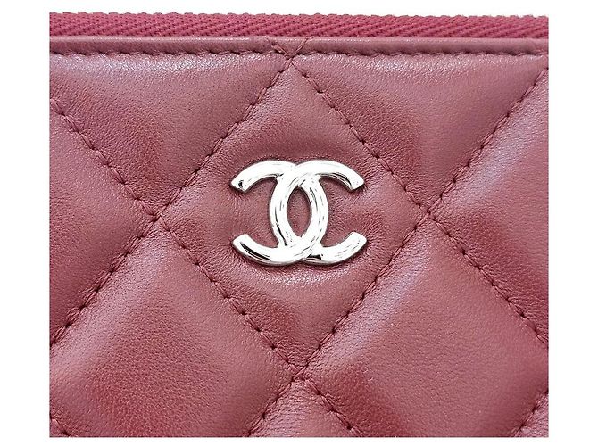 Chanel Clutch in pelle di agnello New Medium Rosso - vista 5