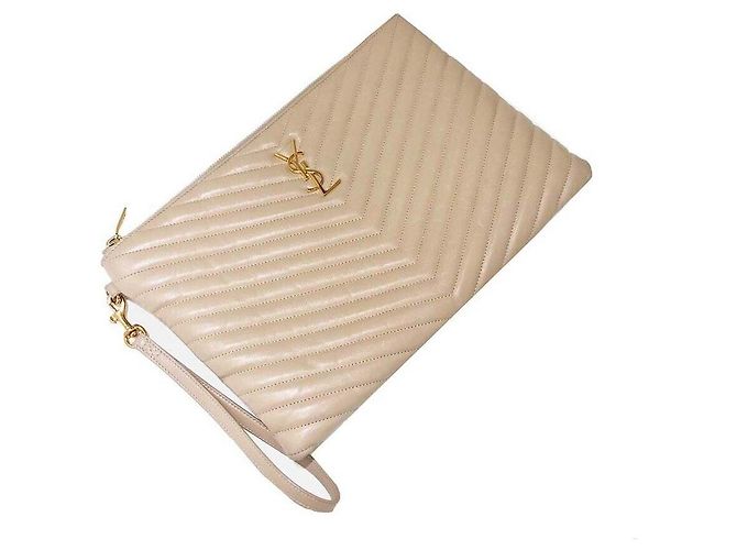 Saint Laurent Clutch Monogram New Medium - vista 2
