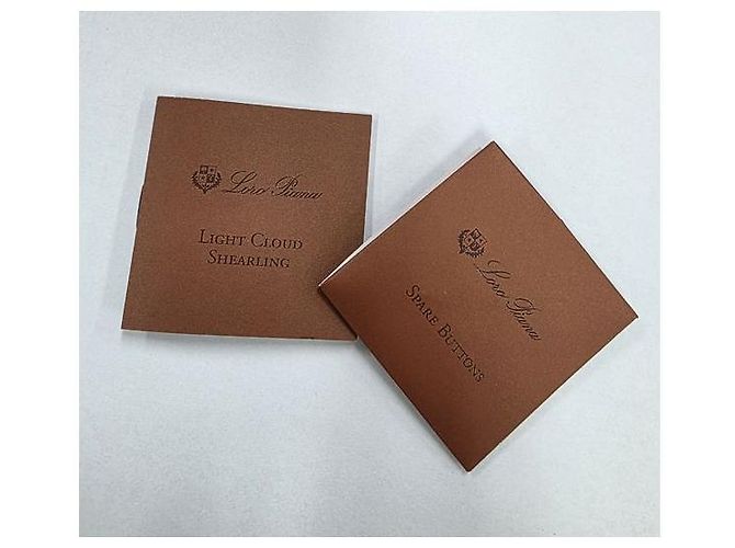 Loro Piana Abrigo Credence de piel de cordero stamp: Blanco - vista 20