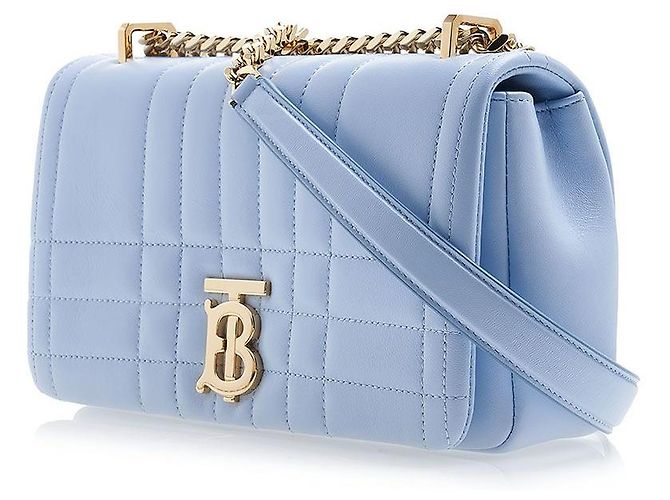 Burberry Bolsa de Ombro Lola Small em Pele Acolchoada para Mulher LL SM LOLA CL QXC Azul - vista 2
