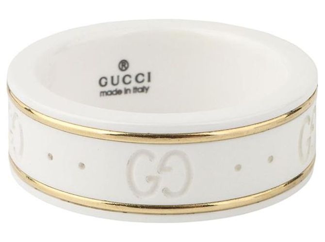 Gucci Anello Iconic in ceramica e oro giallo Misura - vista 4