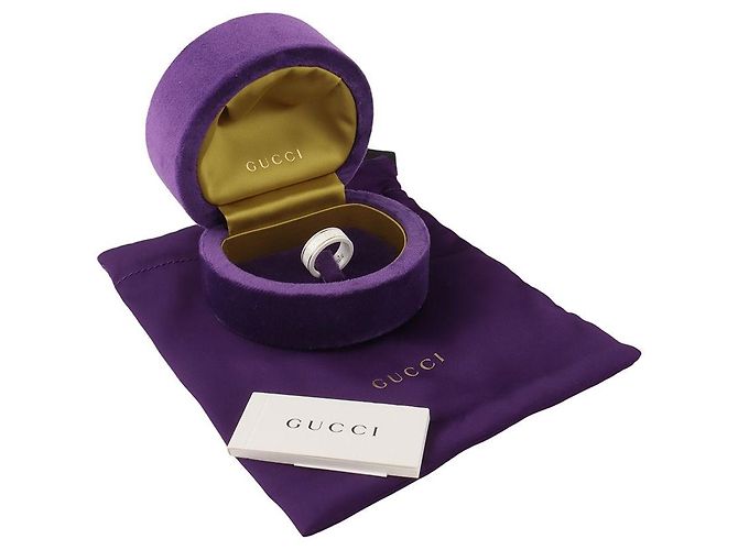 Gucci Anello Iconic in ceramica e oro giallo Misura - vista 6