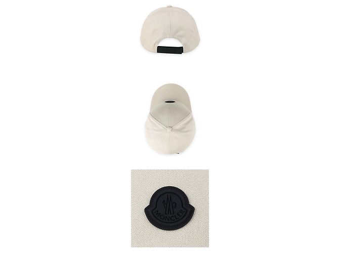 Moncler Cappellino da baseball da uomo con logo ricamato Marrone - vista 4