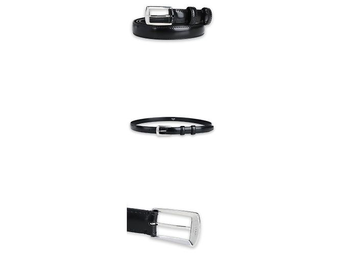 Céline Men's Taurillon Leather Belt (Black) - view 2