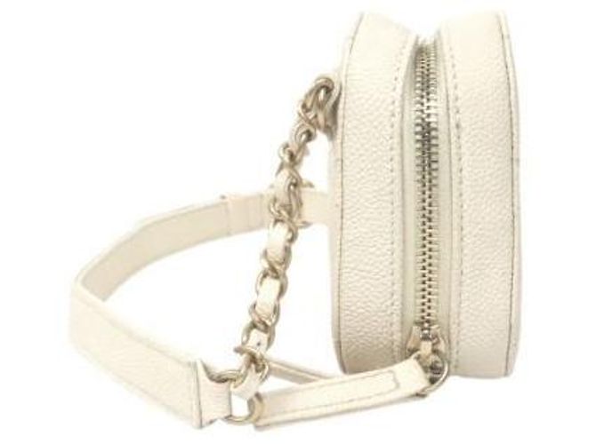 Chanel Gürteltasche aus Kaviarleder beige Braun - Ansicht 2