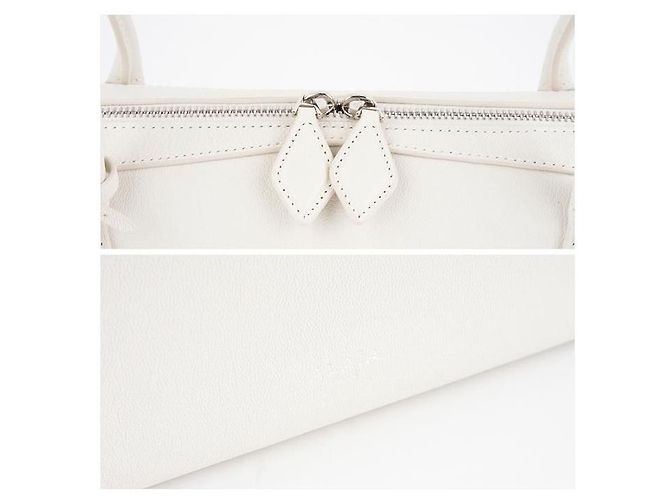 Alaïa Borsa a spalla Medium Le Techel in capretto lucido Argento - vista 5