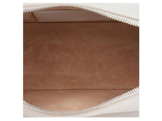 Alaïa Borsa a spalla Medium Le Techel in capretto lucido Argento - vista 7