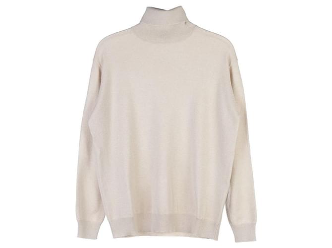 Brunello Cucinelli Rollkragenpullover für Damen Weiß - Ansicht 10