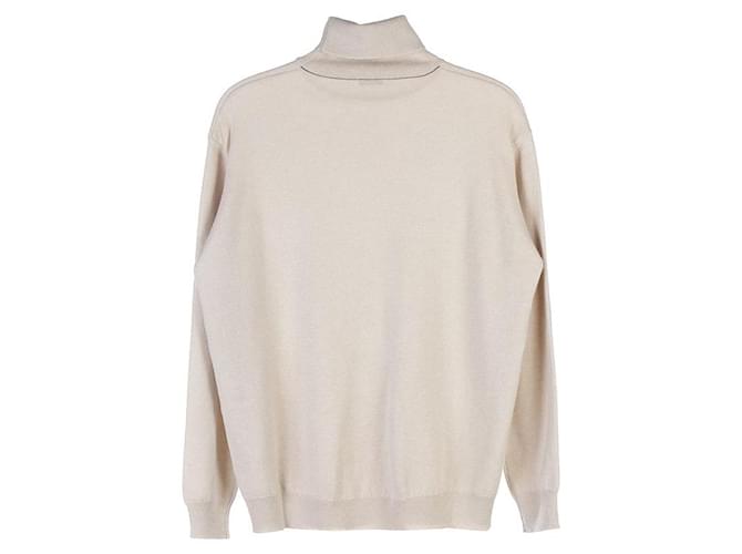 Brunello Cucinelli Rollkragenpullover für Damen Weiß - Ansicht 2