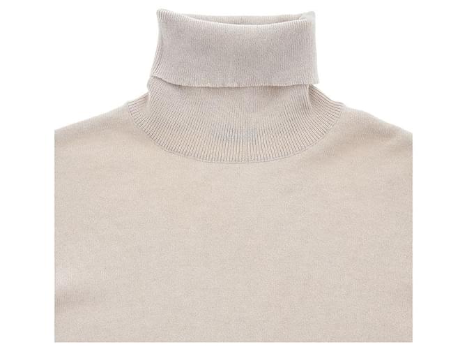 Brunello Cucinelli Rollkragenpullover für Damen Weiß - Ansicht 3