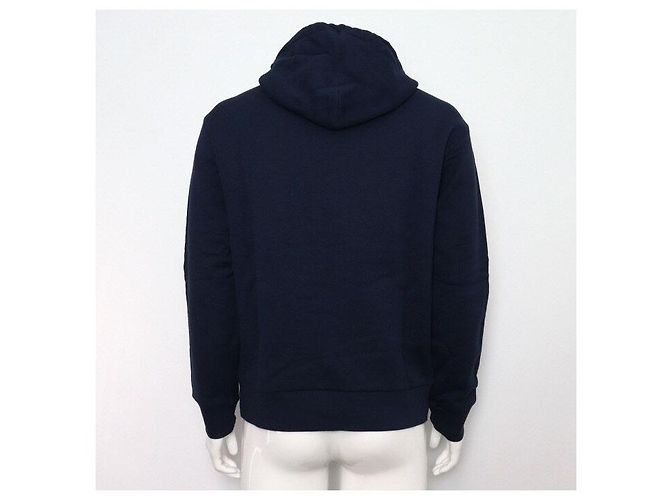 Louis Vuitton Shark Hoodie für Herren mit Perlen Blau - Ansicht 4