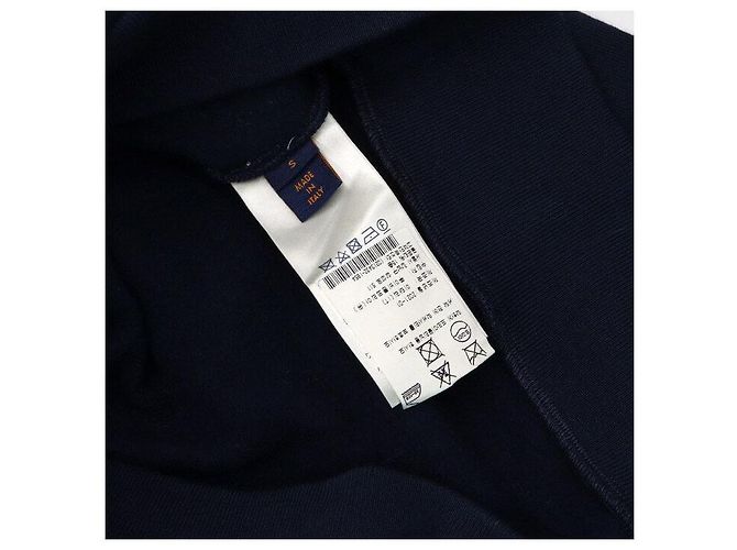Louis Vuitton Shark Hoodie für Herren mit Perlen Blau - Ansicht 7