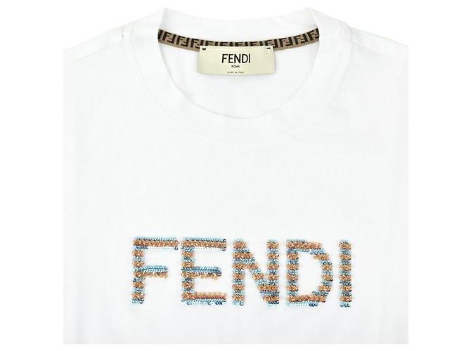 Fendi Camisetas de algodón - vista 4
