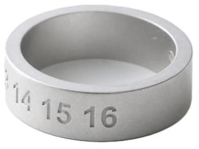 Maison Martin Margiela Zahlenring Silber - Ansicht 4