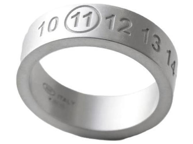 Maison Martin Margiela Zahlenring Silber - Ansicht 6