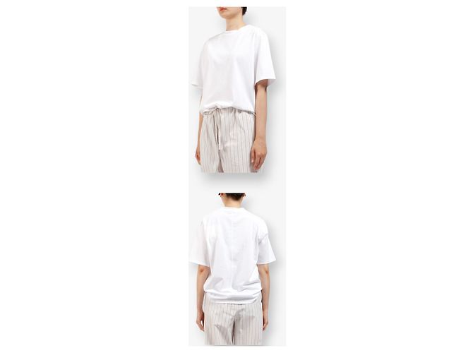 The row White Chiara Organic Cotton Short Sleeve Silber - Ansicht 3