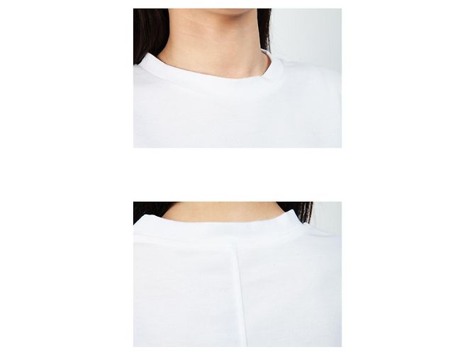The row White Chiara Organic Cotton Short Sleeve Silber - Ansicht 4