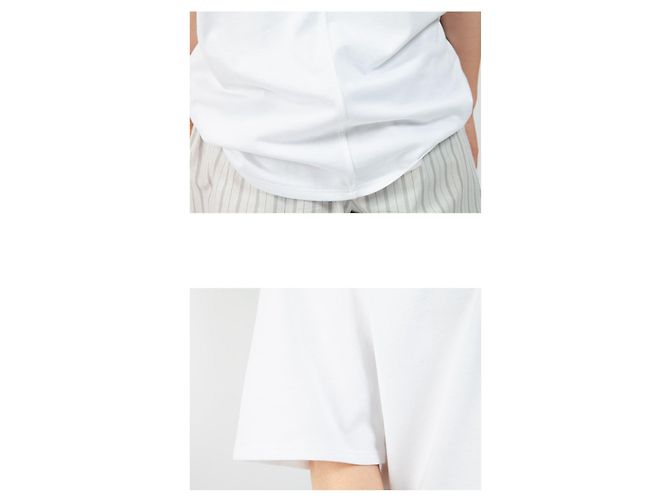 The row White Chiara Organic Cotton Short Sleeve Silber - Ansicht 5